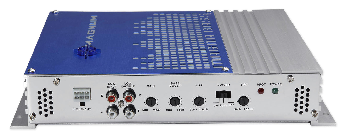 MTX Magnum MB210SP 800w Dual 10” Subwoofers+Vented Sub Box/Amp Package+Amp Kit