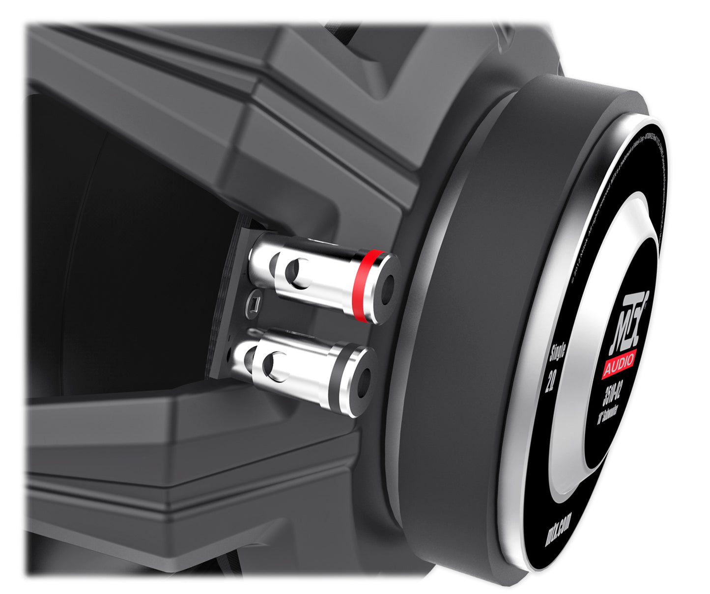 MTX 3510-02 10" 500 Watt SVC 2-ohm Car Audio Subwoofer+Sealed Sub Box Enclosure