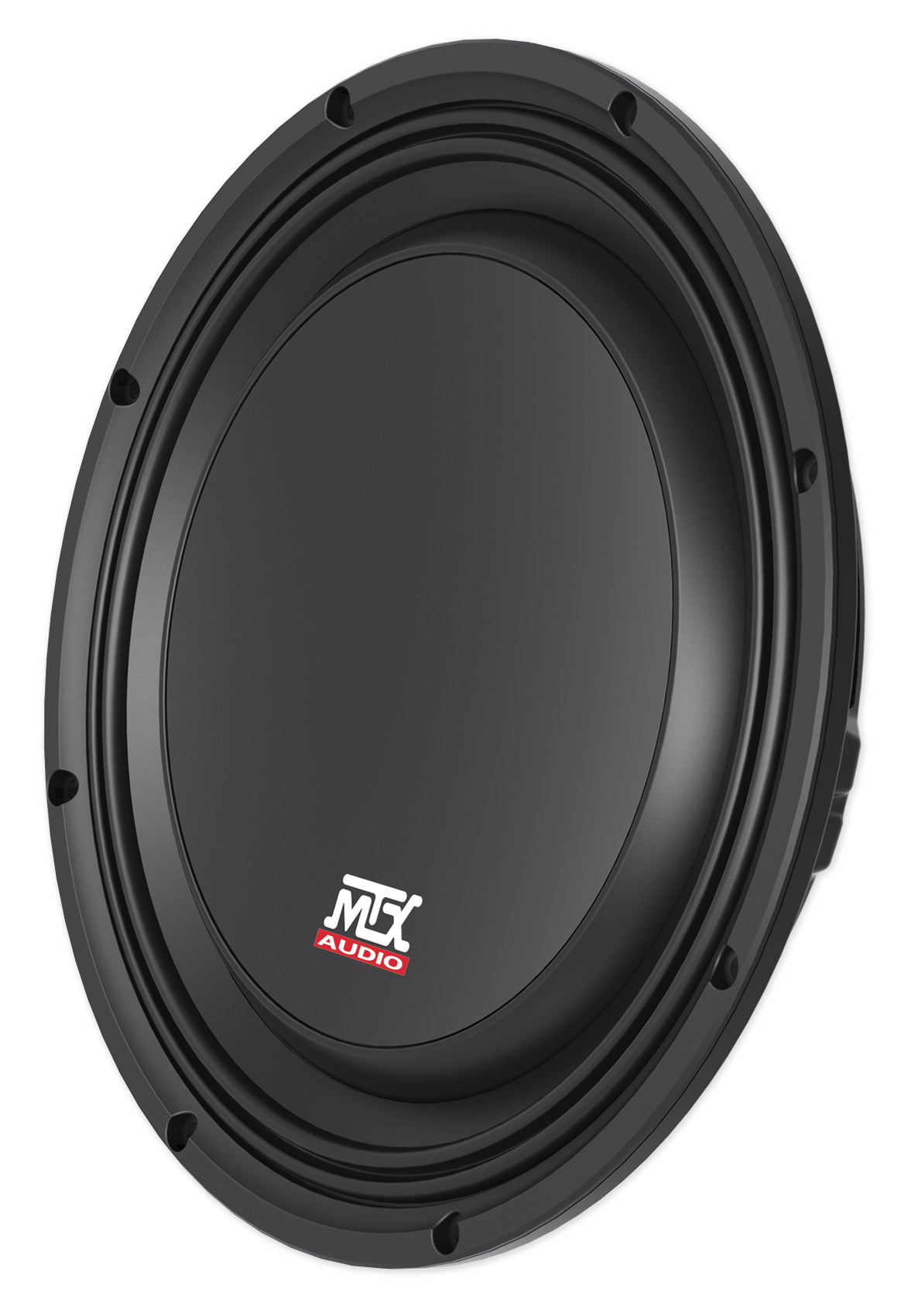 MTX 3510-04S 10" 600 Watt Shallow Car Subwoofer+Sealed Sub Box Slim Enclosure