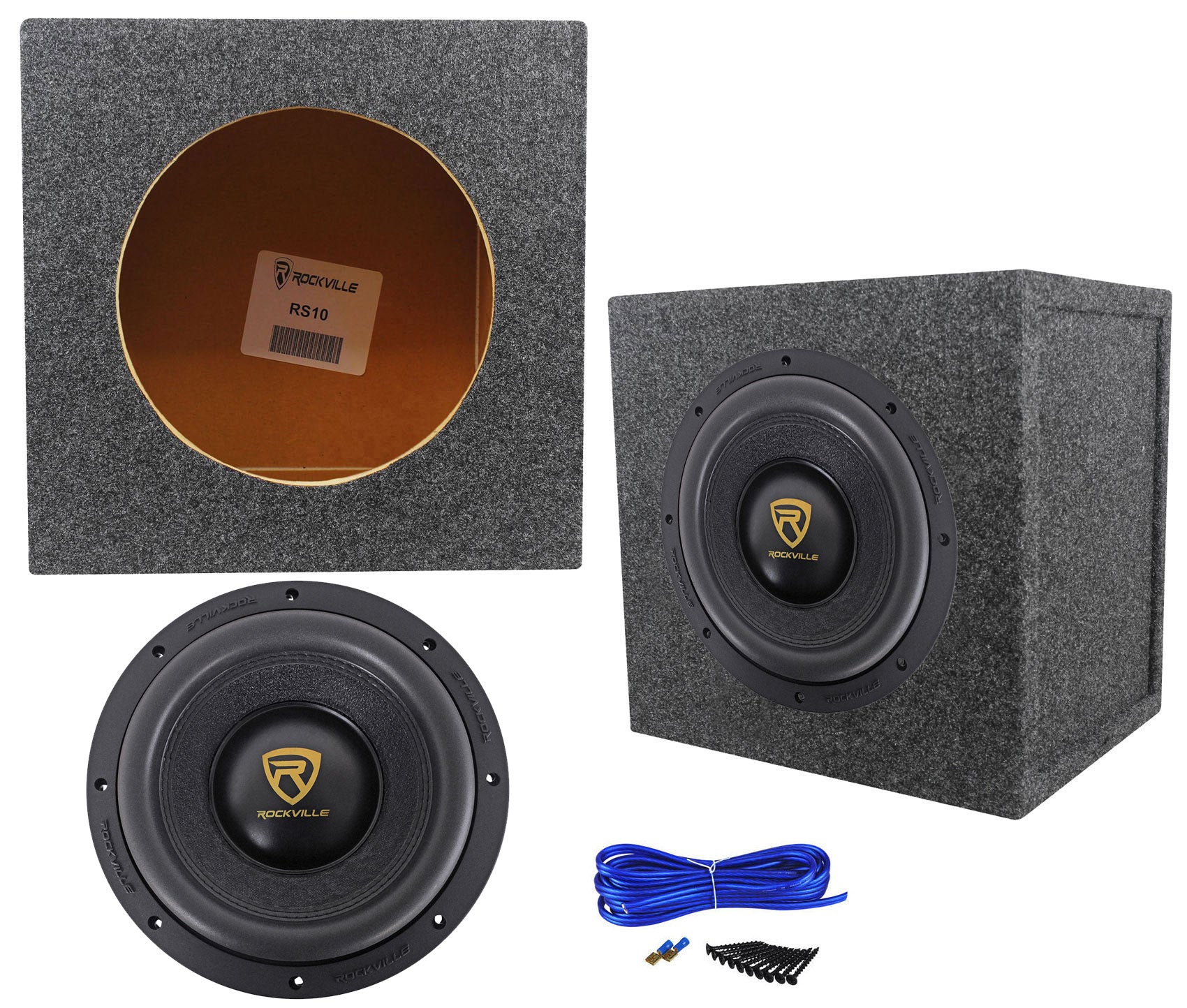 W10K9D4 V3 10 + RS10 Sealed Enclosure Bundle