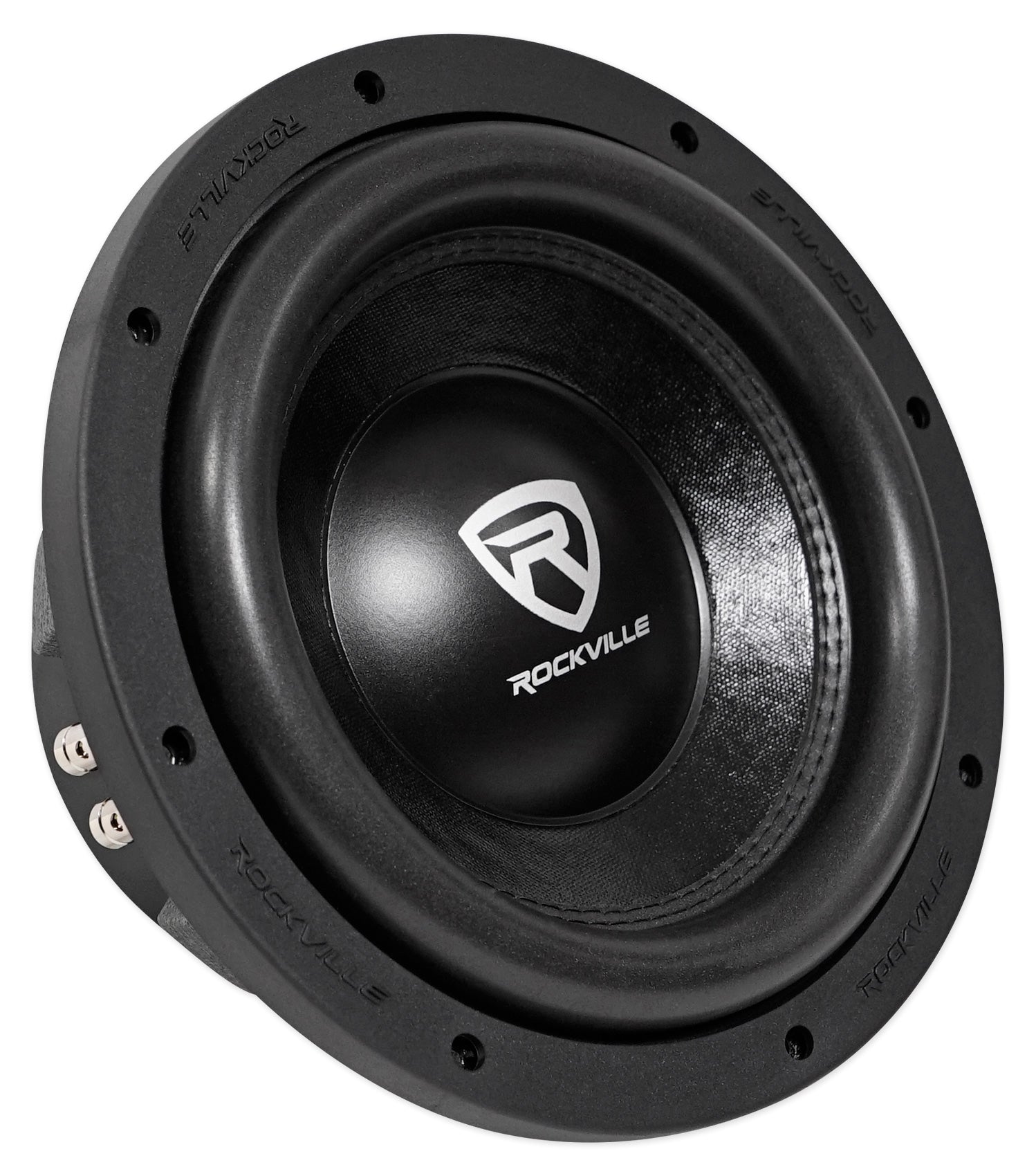 Rockville 10" Subwoofers 2-Pack + Sealed Dual 10" Enclosure Bundle