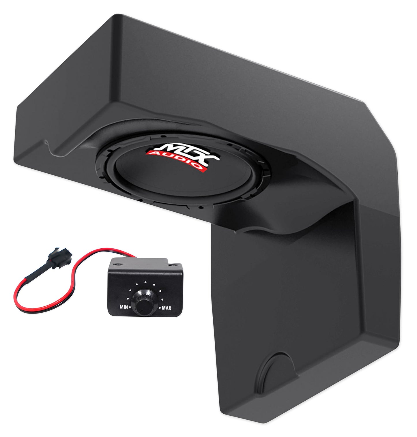 10" Powered Under-Seat MTX Subwoofer+Tower Speakers for 2014-2017 Polaris Ranger