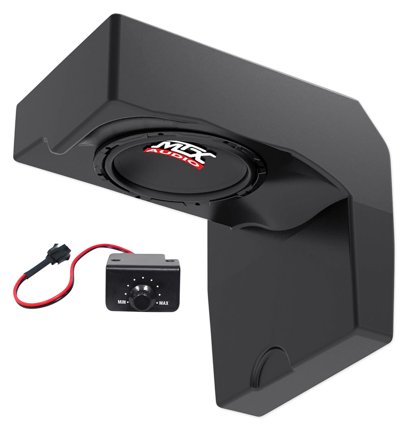 10" Powered Under-Seat MTX Subwoofer+Tower Speakers for 2014-2017 Polaris Ranger