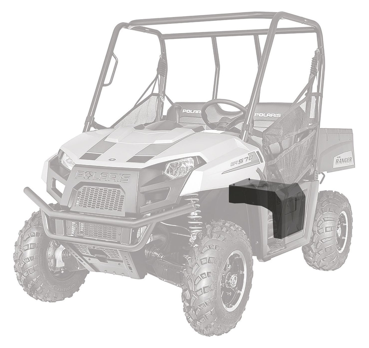 10" Powered Under-Seat MTX Subwoofer+Tower Speakers for 2014-2017 Polaris Ranger