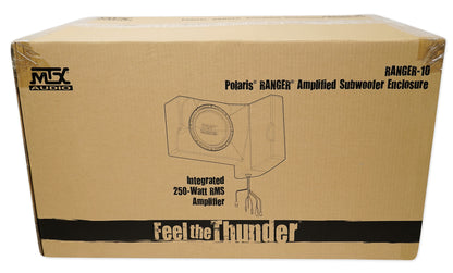 10" Powered Under-Seat MTX Subwoofer+Tower Speakers for 2014-2017 Polaris Ranger