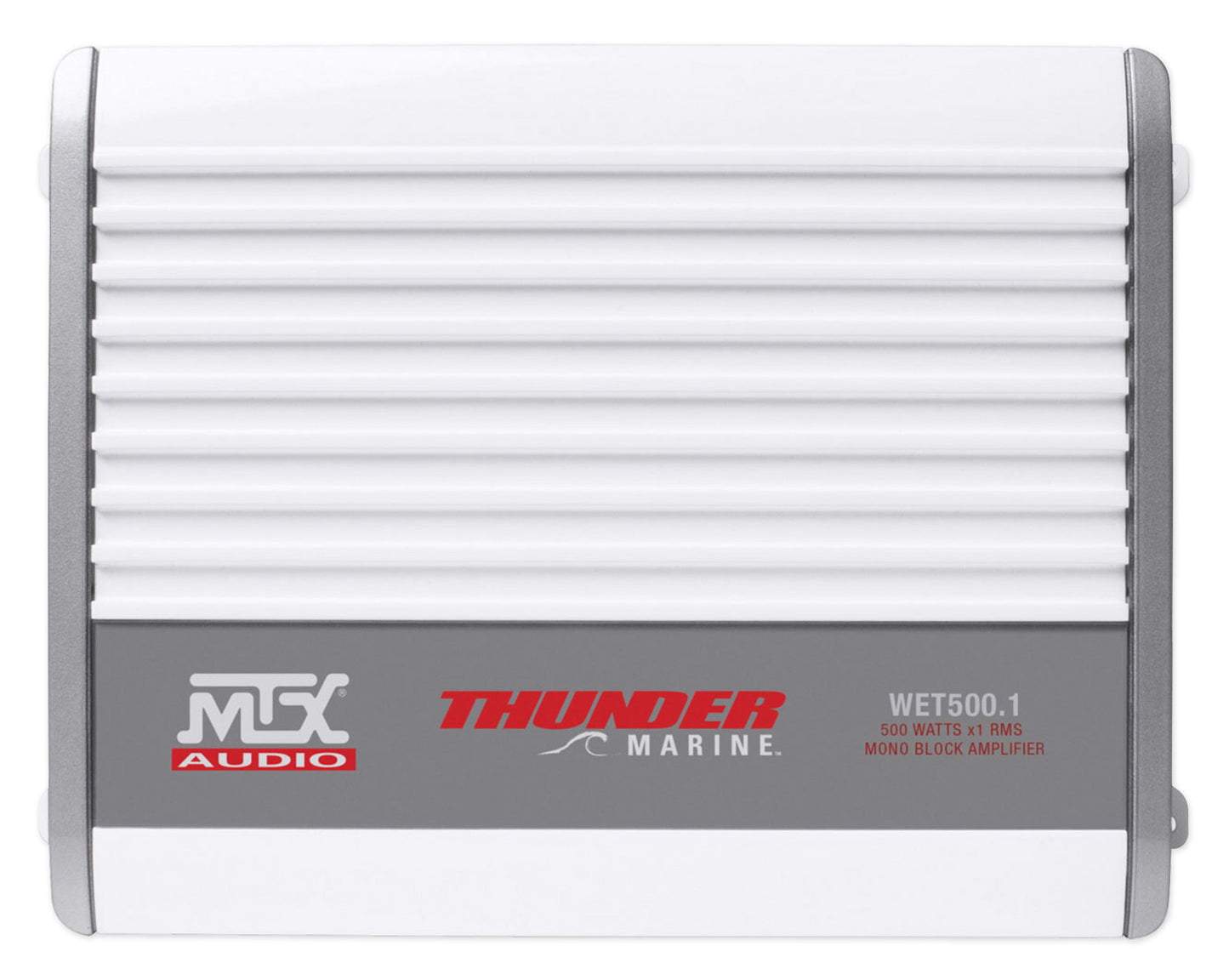 MTX WET500.1 1000w Marine Mono Amplifier Class D+Amp Kit 4 Boat/ATV/UTV/RZR/Cart