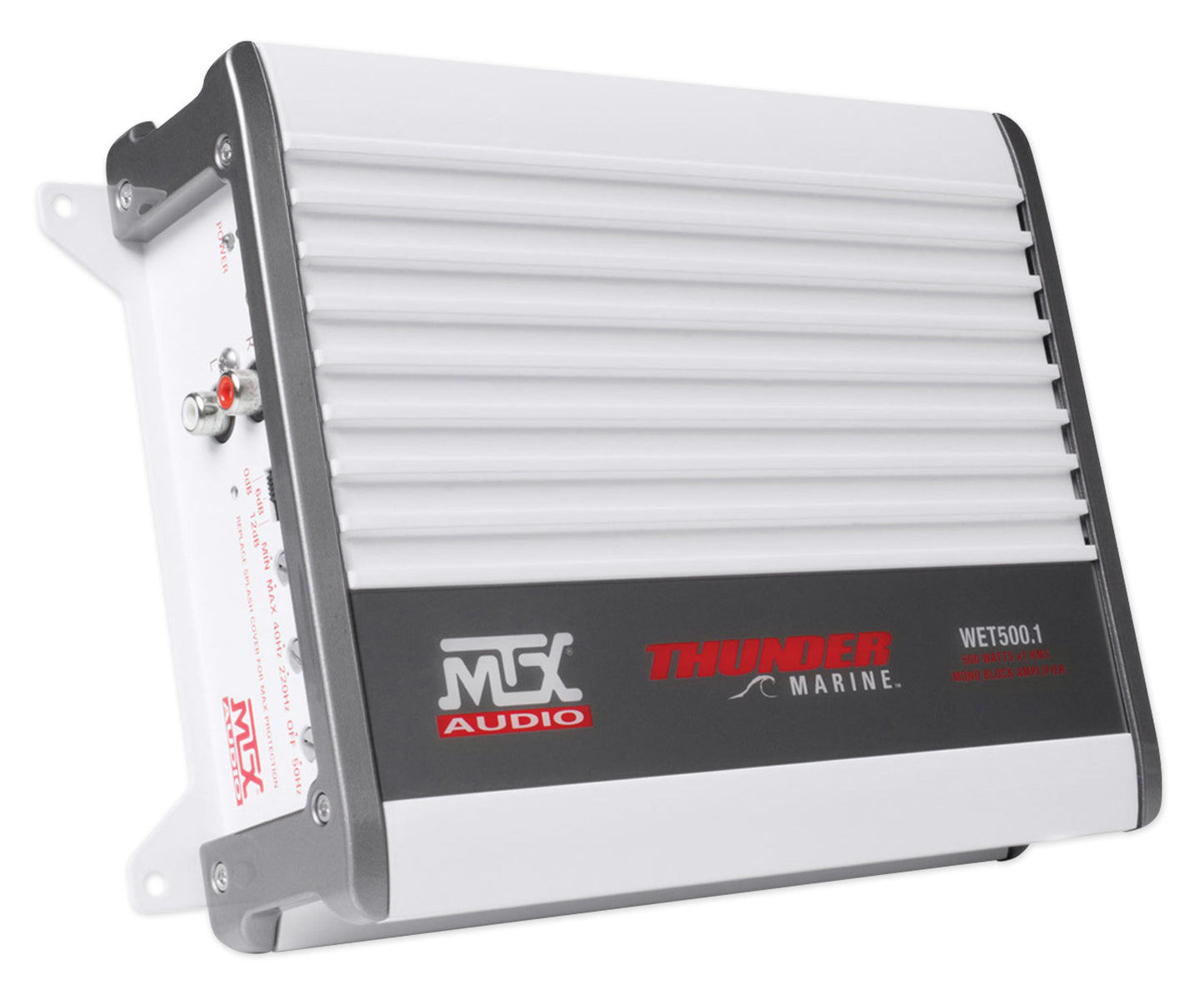 MTX WET500.1 1000w Marine Mono Amplifier Class D+Amp Kit 4 Boat/ATV/UTV/RZR/Cart