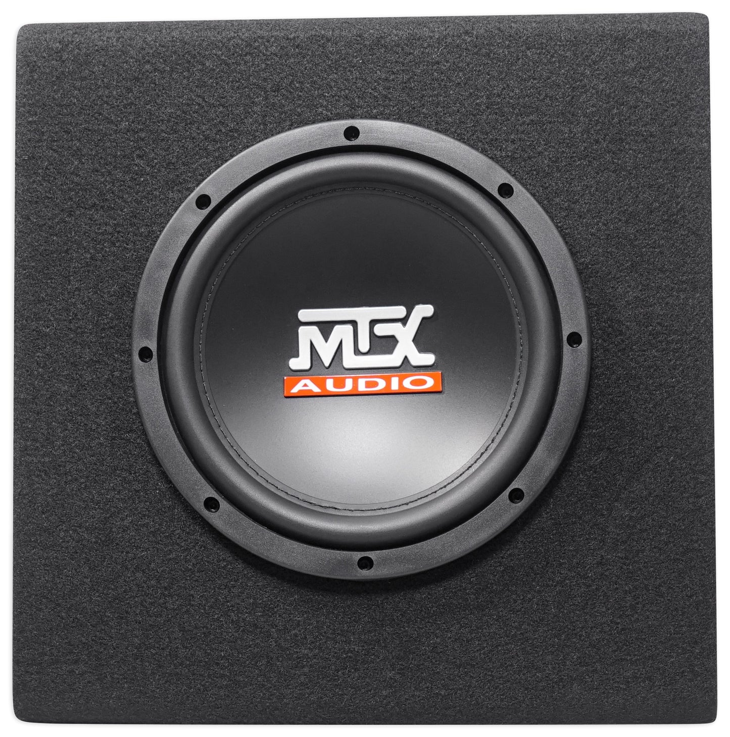 MTX RTP8A 8" 120w RMS Powered Subwoofer In Vented Sub Box Enclosure+Wire Kit