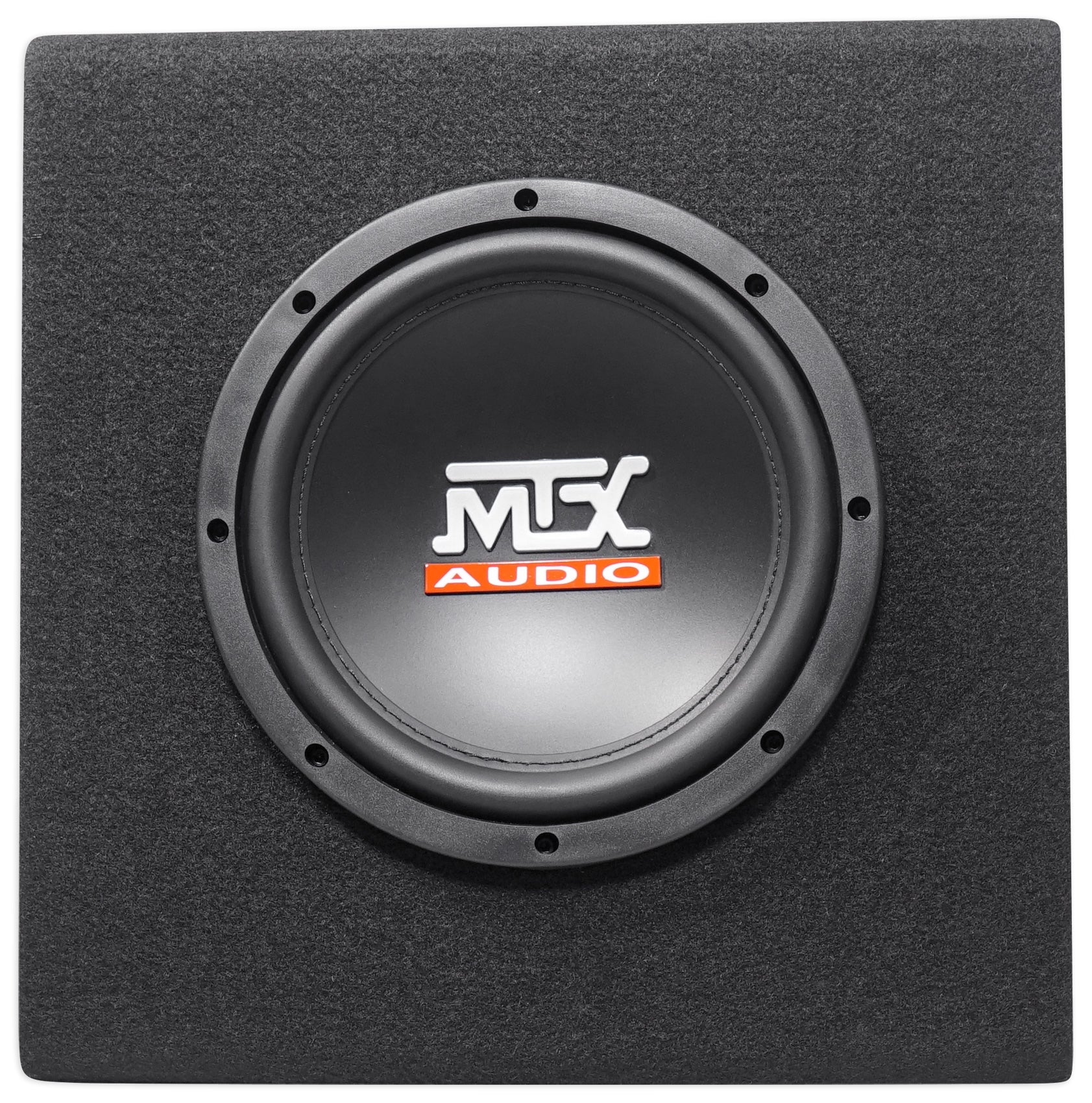 MTX RTP8A 8" 120w RMS Powered Subwoofer In Vented Sub Box Enclosure+Wire Kit