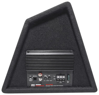 MTX RTP8A 8" 120w RMS Powered Subwoofer In Vented Sub Box Enclosure+Wire Kit