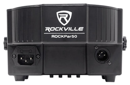 RockPAR50 LED RGB 4-Pack + DMX Cable Bundle