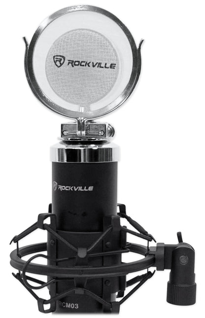 RCM03 Condenser Microphone + RockShield 1 Isolation Shield Bundle