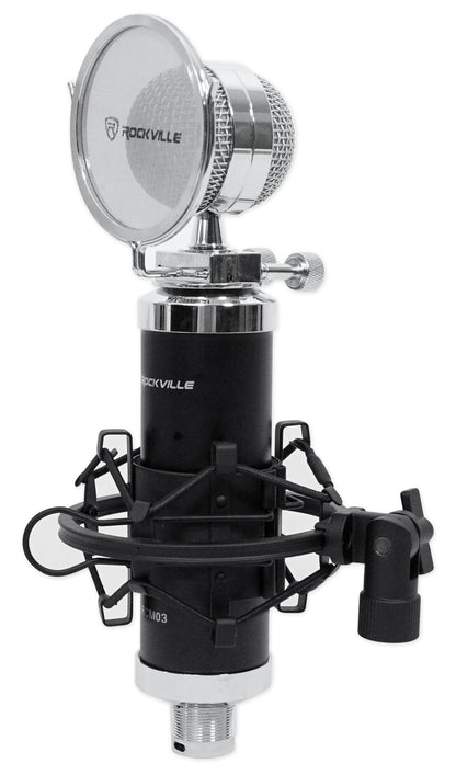 RCM03 Condenser Microphone + RockShield 1 Isolation Shield Bundle