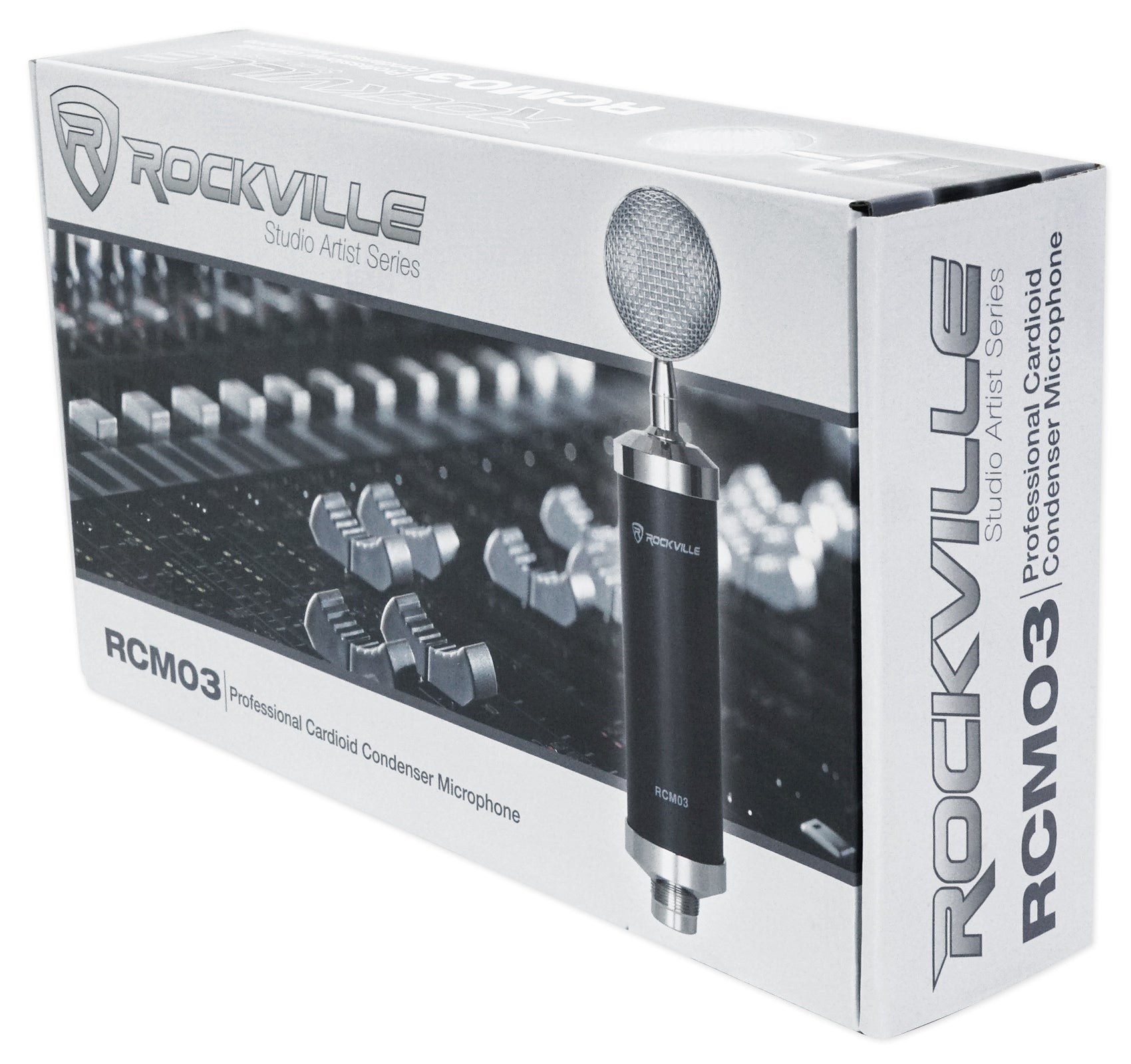 RCM03 Condenser Microphone + RockShield 1 Isolation Shield Bundle