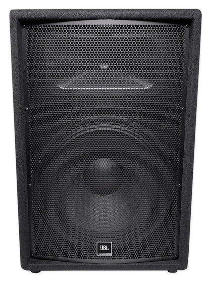 (2) JBL Pro JRX215 15" 2000w 8 Ohm PA/DJ Speakers+Crown Amplifier+Stands+Cables