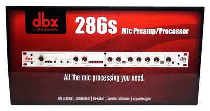 DBX 286S Microphone Mic Pre-Amp Processor 286 S, Phantom Power+Condenser Mic