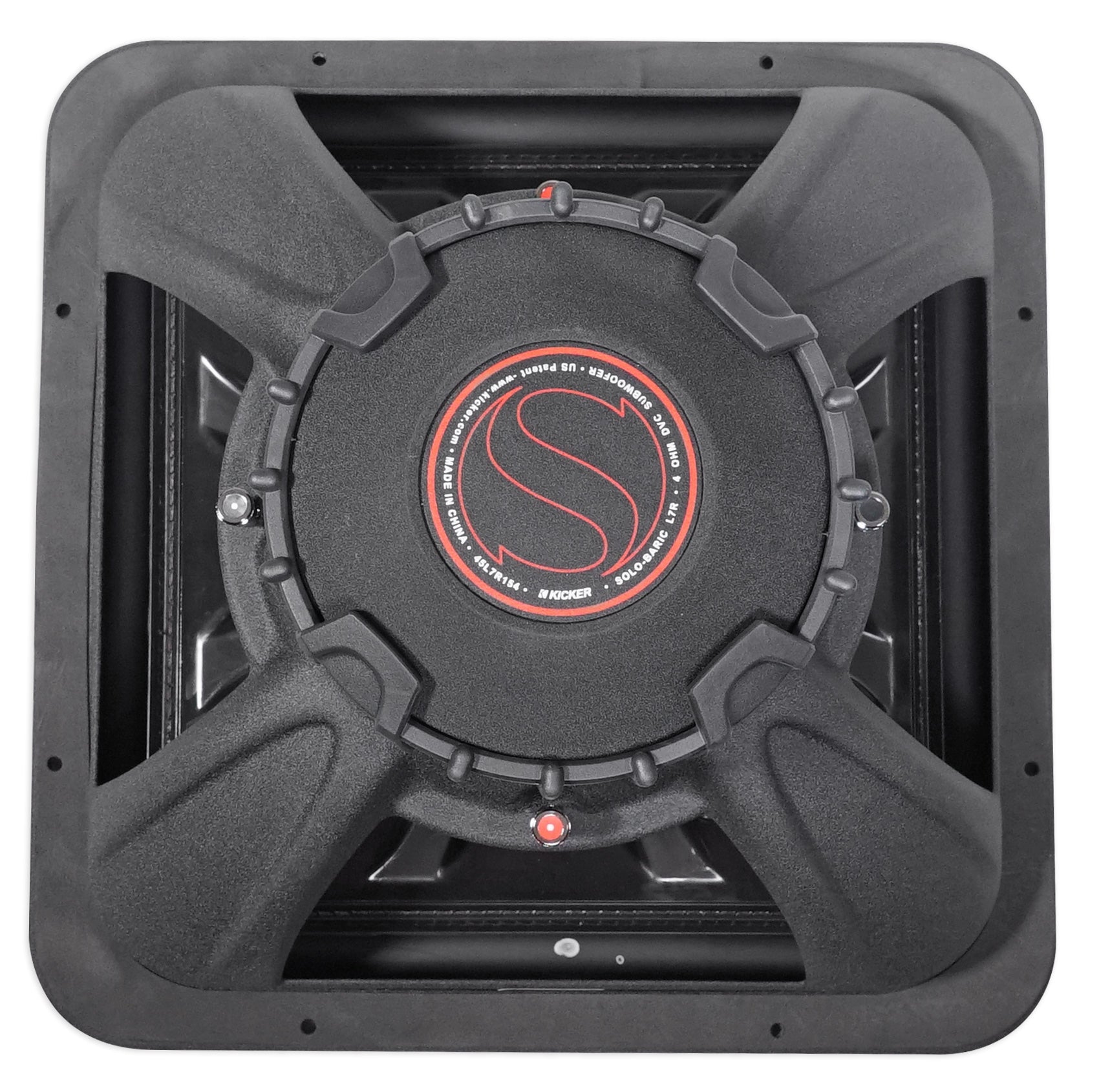 KICKER 45L7R154 15" 1800 Watt L7R Car Subwoofer+Vented Box+Mono Amplifier+Wires