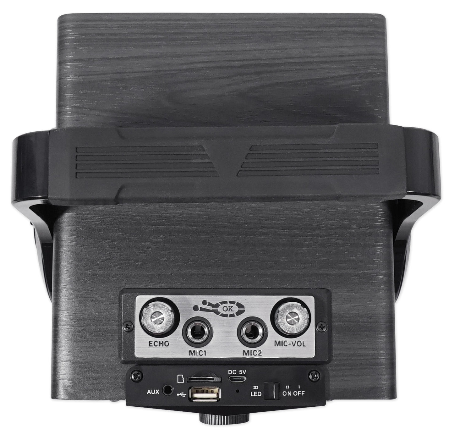 Technical Pro WASP420 Bluetooth Karaoke Machine System w/TV LED's Bundle with Mic & Stand