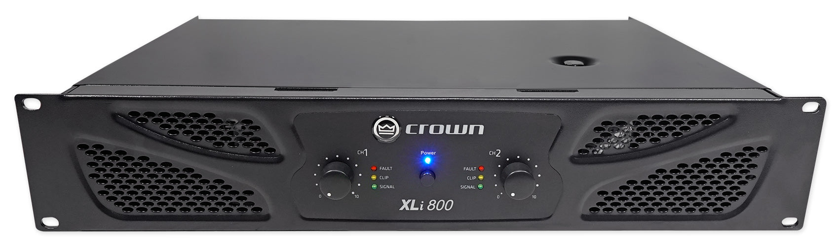 Crown Pro XLi800 600w 2-Channel DJ/PA Power Amplifier Amp + Cables XLI 800