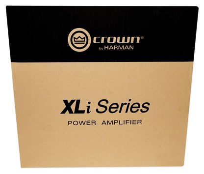 Crown Pro XLi800 600w 2-Channel DJ/PA Power Amplifier Amp + Cables XLI 800