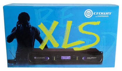 Crown Pro XLS1002 XLS 1002 700 Watt DJ/PA Power Amplifier Amp+Headphones+Mic