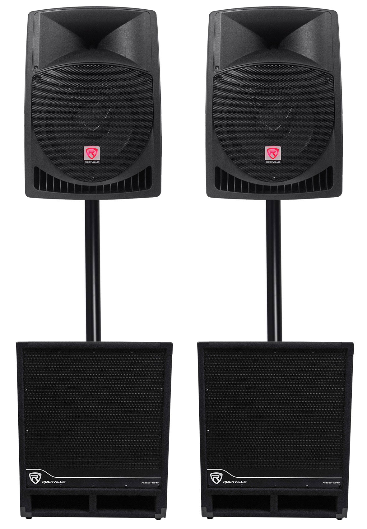 RPG12 2-Pack + RBG15S Subwoofer Bundle