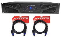 Crown Pro XLi800 600w 2-Channel DJ/PA Power Amplifier Amp + Cables XLI 800