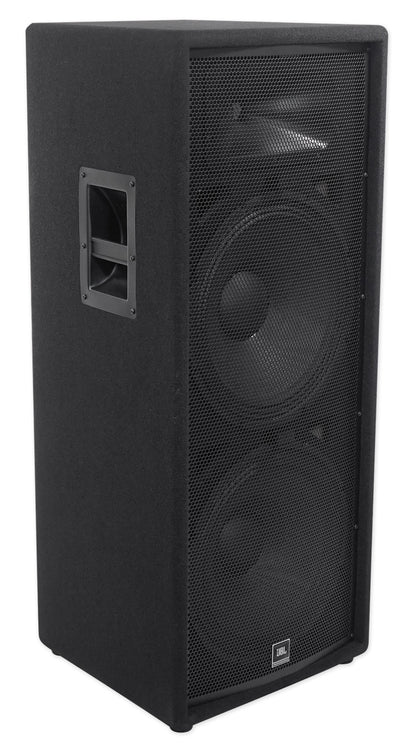JBL JRX225 Dual 15" 4000w DJ/PA Speakers+Powered 8-Channel Mixer w/USB/Effects