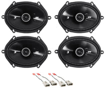 Kicker 6x8" Front+Rear Factory Speaker Replacement Kit For 98-01 Ford Explorer