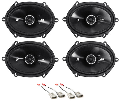 Kicker 6x8" Front+Rear Factory Speaker Replacement Kit For 98-01 Ford Explorer