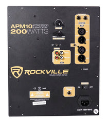 200 Watt RMS Pro/Home Audio Powered Subwoofer Amplifier Plate Module w/ XLR+1/4"