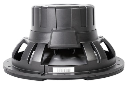 KICKER 45KMF104 10" Free Air Marine Subwoofer Sub+Amplifier+White Grille w/LED's