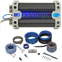 30 Farad Capacitor + 4 Gauge OFC Amp Wiring Kit Bundle