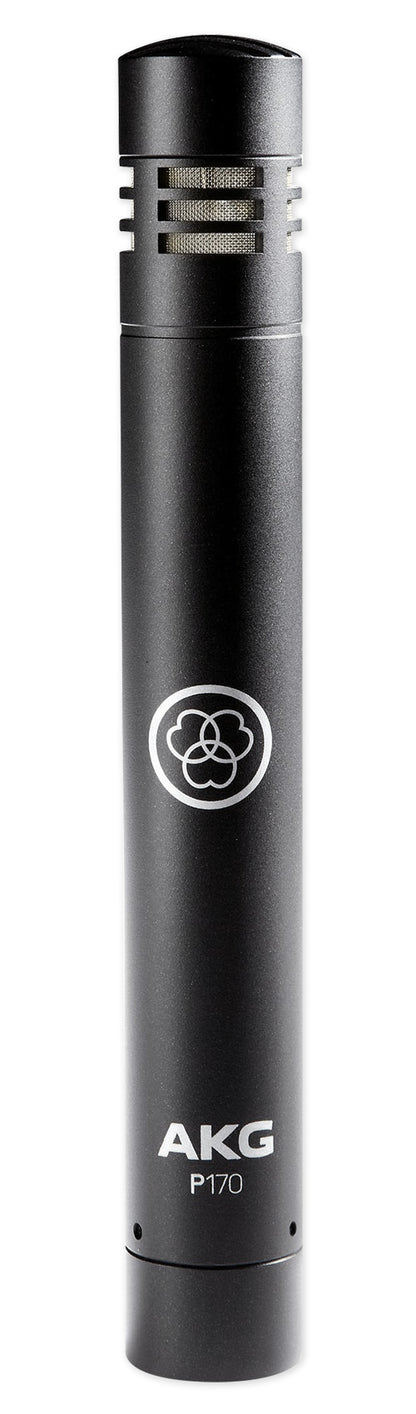 AKG P170 Studio Condenser Pencil Microphone Recording Instrument Drum Mic+Boom
