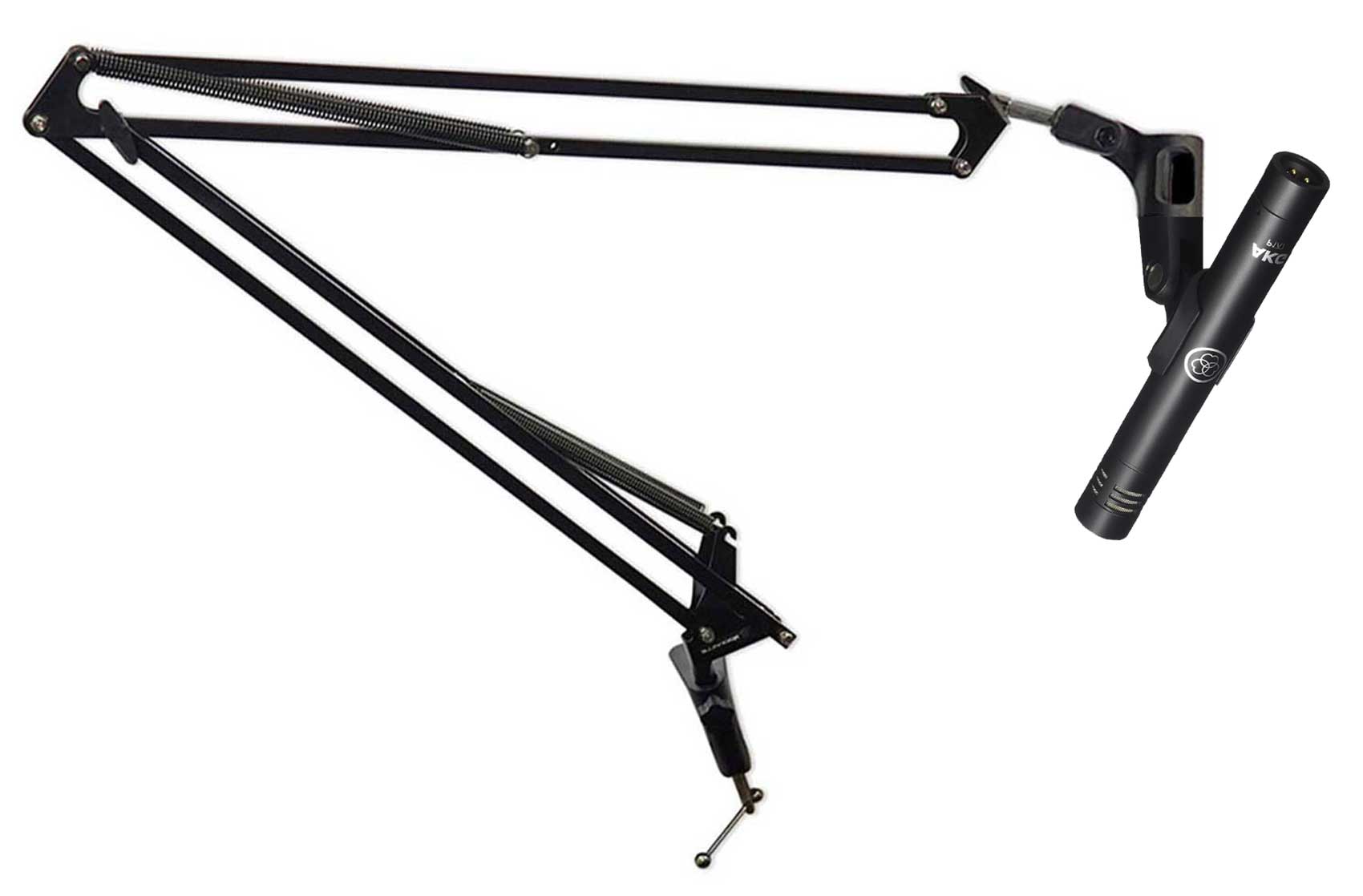 AKG P170 Studio Condenser Pencil Microphone Recording Instrument Drum Mic+Boom