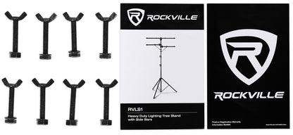 RVLS1 Lighting Tree Stand + RockPAR50 Wash Light 4-Pack Bundle