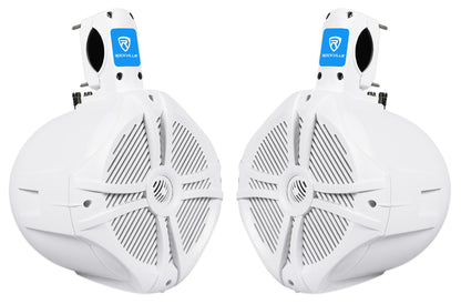 RWB80W White + RWBC80 8" Covers Bundle