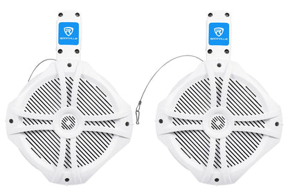 RWB80W White + RWBC80 8" Covers Bundle