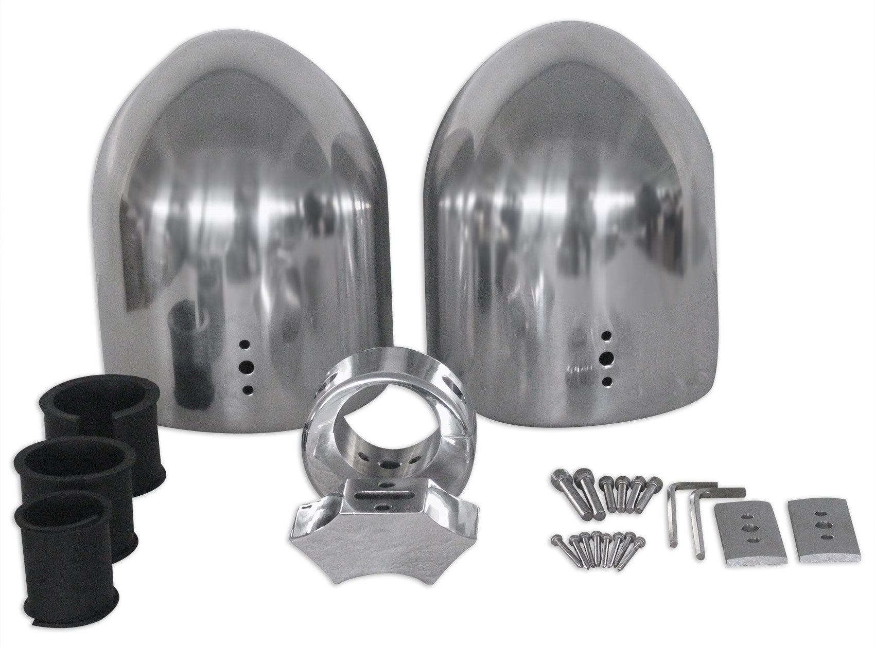 DMAC80S Polished + 8" Neoprene Covers Bundle