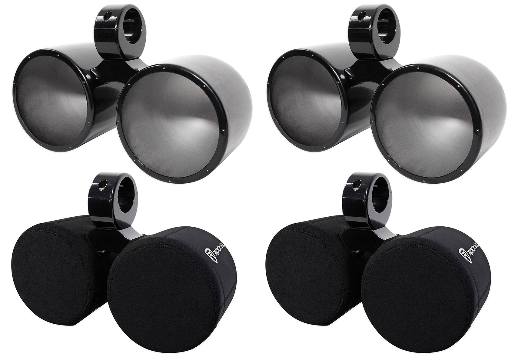 DMAC80B Black 2-Pack + 8" Neoprene Covers Bundle