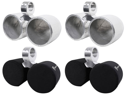 DMAC80S Polished 2-Pack + 8" Neoprene Covers Bundle