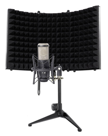 AKG P420 Studio Condenser Recording Podcasting Microphone+Foam Isolation Shield