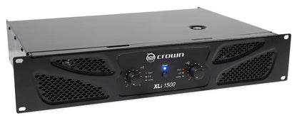 Crown Pro XLi1500 900w 2 Channel DJ/PA Power Amplifier Professional Amp+RockShip