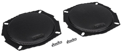 Kicker 10PS5250 5.25” Harley Davidson Motorcycle Speakers+Free Bluetooth Speaker