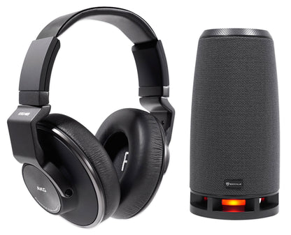 AKG K553 MK2 MKII Closed Back Studio Monitoring Headphones + RockShip Speaker