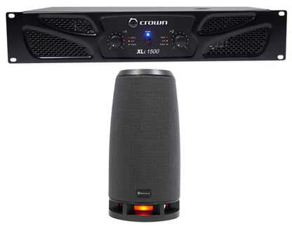 Crown Pro XLi1500 900w 2 Channel DJ/PA Power Amplifier Professional Amp+RockShip