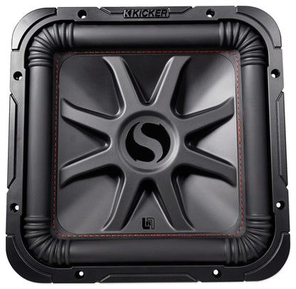 2) KICKER 45L7R122 12" 1200w L7R Subwoofers, Solo-Baric+Vented Bedlined Sub Box