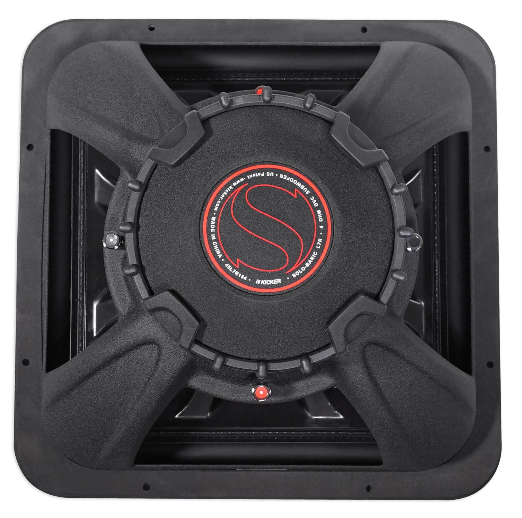 KICKER 45L7R152 15" 1800 Watt L7R Car Subwoofer+Vented Box+Mono Amplifier+Wires