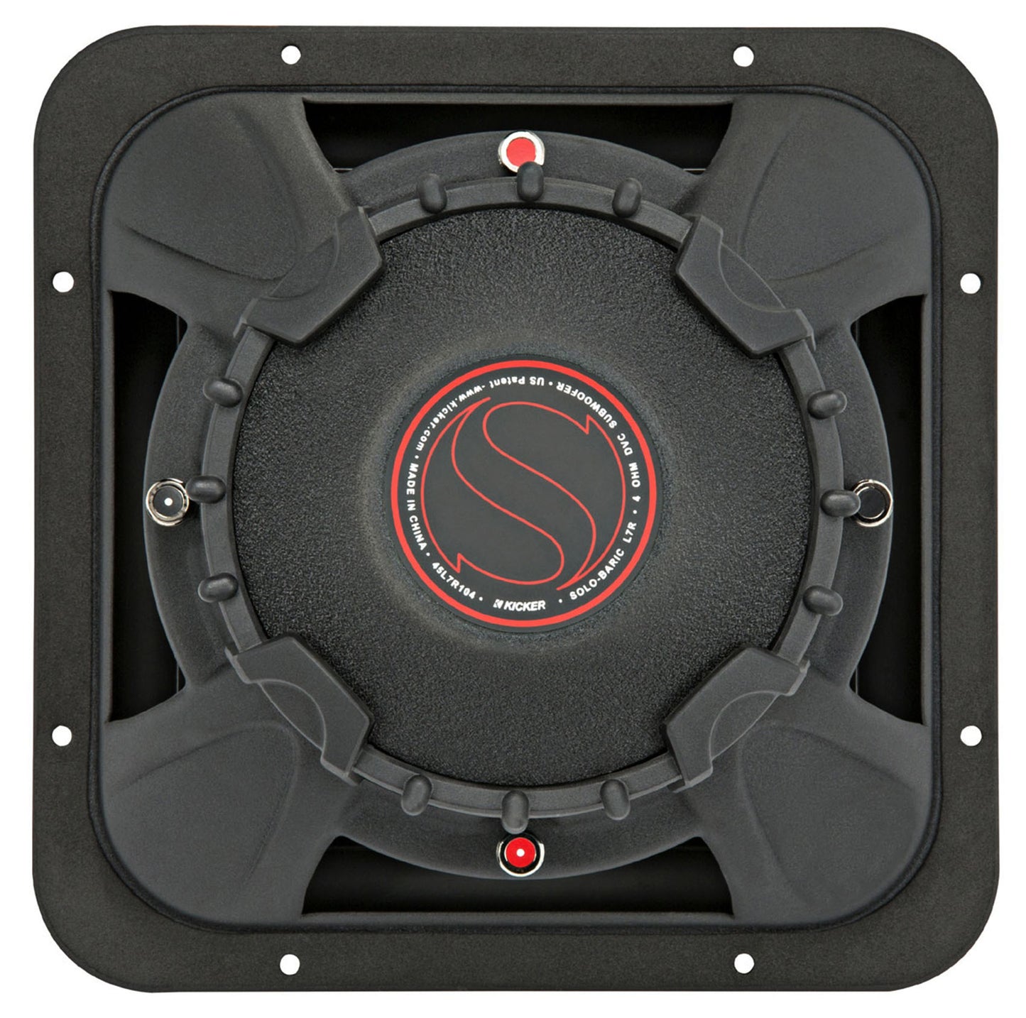 KICKER 45L7R104 10" 1000w L7R Car Subwoofer, Solo-Baric Sub+Vented Enclosure Box