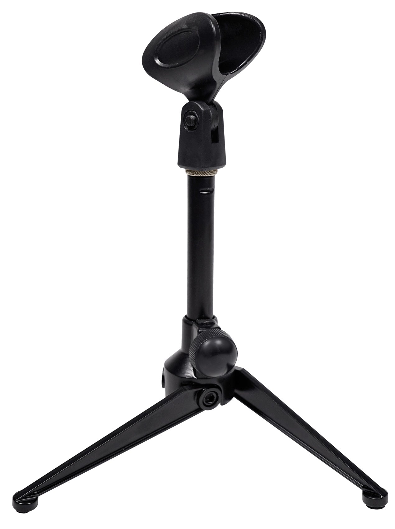 Desktop Tripod Mic Stand + Pop Filter and Shock Mount Bundle